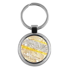 Abstract Composition Digital Processing Key Chains (round)  by Nexatart