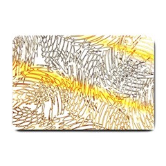 Abstract Composition Digital Processing Small Doormat  by Nexatart