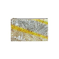 Abstract Composition Digital Processing Cosmetic Bag (small)  by Nexatart