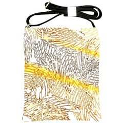 Abstract Composition Digital Processing Shoulder Sling Bags by Nexatart