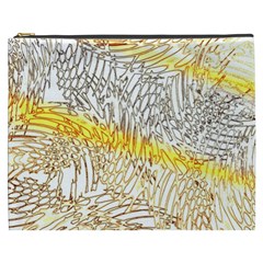 Abstract Composition Digital Processing Cosmetic Bag (xxxl)  by Nexatart