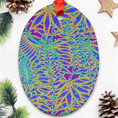 Abstract Floral Background Ornament (oval) by Nexatart