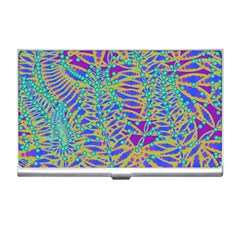 Abstract Floral Background Business Card Holders by Nexatart