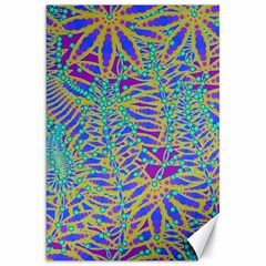 Abstract Floral Background Canvas 20  X 30   by Nexatart