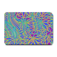 Abstract Floral Background Small Doormat  by Nexatart