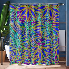 Abstract Floral Background Shower Curtain 60  X 72  (medium)  by Nexatart