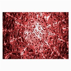 Water Drops Red Large Glasses Cloth by Nexatart