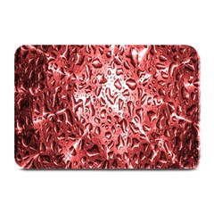 Water Drops Red Plate Mats by Nexatart