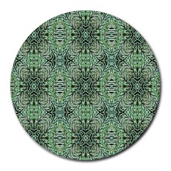 Seamless Abstraction Wallpaper Digital Computer Graphic Round Mousepads by Nexatart