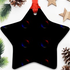 Tranquil Abstract Pattern Star Ornament (two Sides) by Nexatart