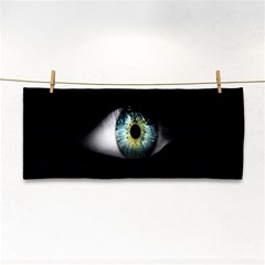 Eye On The Black Background Cosmetic Storage Cases by Nexatart