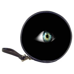 Eye On The Black Background Classic 20-cd Wallets by Nexatart