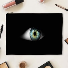 Eye On The Black Background Cosmetic Bag (xl) by Nexatart