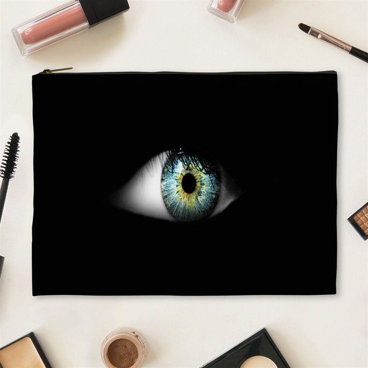 Eye On The Black Background Cosmetic Bag (XL)