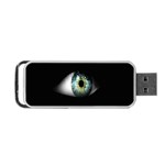 Eye On The Black Background Portable USB Flash (Two Sides) Front