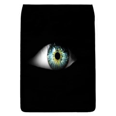 Eye On The Black Background Flap Covers (s)  by Nexatart