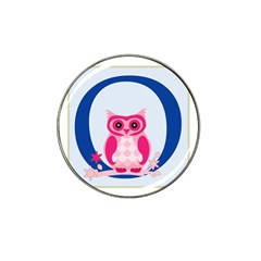 Alphabet Letter O With Owl Illustration Ideal For Teaching Kids Hat Clip Ball Marker by Nexatart