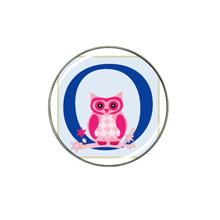 Alphabet Letter O With Owl Illustration Ideal For Teaching Kids Hat Clip Ball Marker (4 pack)