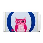 Alphabet Letter O With Owl Illustration Ideal For Teaching Kids Medium Bar Mats 16 x8.5  Bar Mat