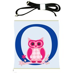 Alphabet Letter O With Owl Illustration Ideal For Teaching Kids Shoulder Sling Bags by Nexatart