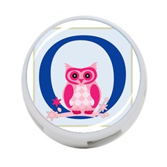 Alphabet Letter O With Owl Illustration Ideal For Teaching Kids 4-port Usb Hub (two Sides)  by Nexatart