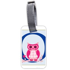 Alphabet Letter O With Owl Illustration Ideal For Teaching Kids Luggage Tags (one Side)  by Nexatart