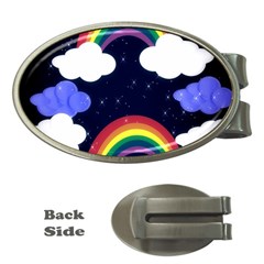 Rainbow Animation Money Clips (oval)  by Nexatart