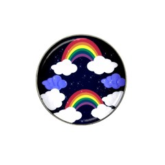 Rainbow Animation Hat Clip Ball Marker (10 Pack) by Nexatart