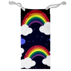 Rainbow Animation Jewelry Bag by Nexatart