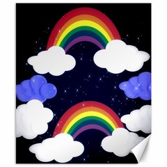 Rainbow Animation Canvas 8  X 10  by Nexatart