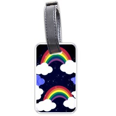 Rainbow Animation Luggage Tags (one Side)  by Nexatart