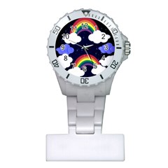 Rainbow Animation Plastic Nurses Watch by Nexatart