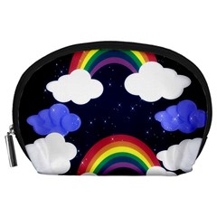 Rainbow Animation Accessory Pouches (large)  by Nexatart