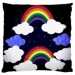 Rainbow Animation Standard Flano Cushion Case (one Side) by Nexatart