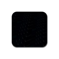 Abstract Clutter Rubber Square Coaster (4 Pack)  by Nexatart