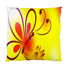 Butterfly Background Wallpaper Texture Standard Cushion Case (one Side) by Nexatart