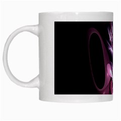 Angry Mantis Fractal In Shades Of Purple White Mugs by Nexatart