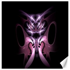 Angry Mantis Fractal In Shades Of Purple Canvas 12  X 12   by Nexatart