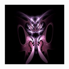 Angry Mantis Fractal In Shades Of Purple Medium Glasses Cloth by Nexatart