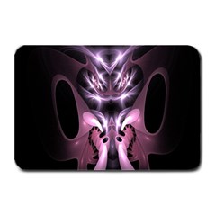 Angry Mantis Fractal In Shades Of Purple Plate Mats by Nexatart