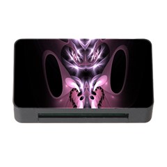 Angry Mantis Fractal In Shades Of Purple Memory Card Reader With Cf by Nexatart