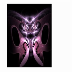 Angry Mantis Fractal In Shades Of Purple Large Garden Flag (two Sides) by Nexatart