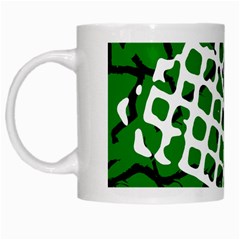 Abstract Clutter White Mugs by Nexatart