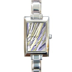 Wavy Ribbons Background Wallpaper Rectangle Italian Charm Watch by Nexatart