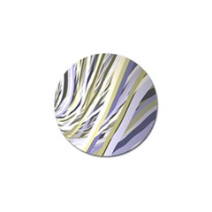 Wavy Ribbons Background Wallpaper Golf Ball Marker (4 Pack) by Nexatart