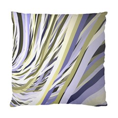 Wavy Ribbons Background Wallpaper Standard Cushion Case (one Side) by Nexatart