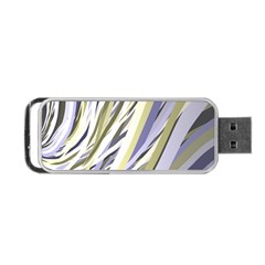 Wavy Ribbons Background Wallpaper Portable Usb Flash (one Side) by Nexatart