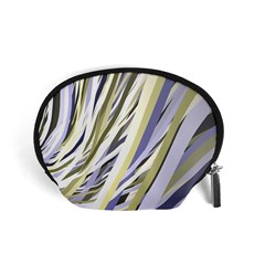 Wavy Ribbons Background Wallpaper Accessory Pouches (small)  by Nexatart