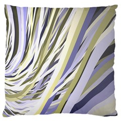 Wavy Ribbons Background Wallpaper Standard Flano Cushion Case (two Sides) by Nexatart