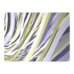 Wavy Ribbons Background Wallpaper Double Sided Flano Blanket (mini)  by Nexatart